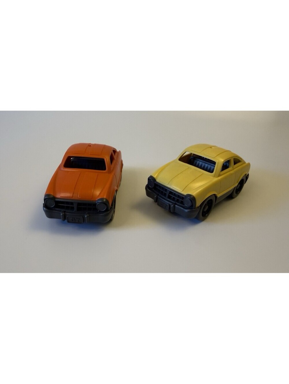 GREEN TOYS Inc Yellow & Orange Car 100% Recycled Made in USA Safe and Durable GT